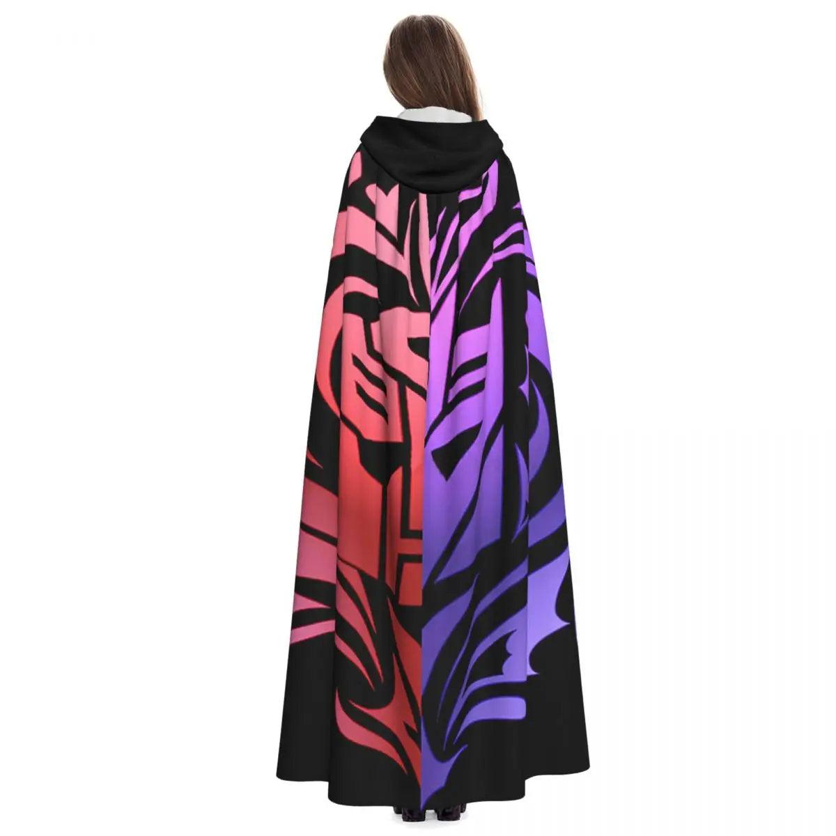 Transformers Autobots Long Hooded Cloak Witch Medieval Costume Cosplay Cape HalloweenCoat Adult Unisex