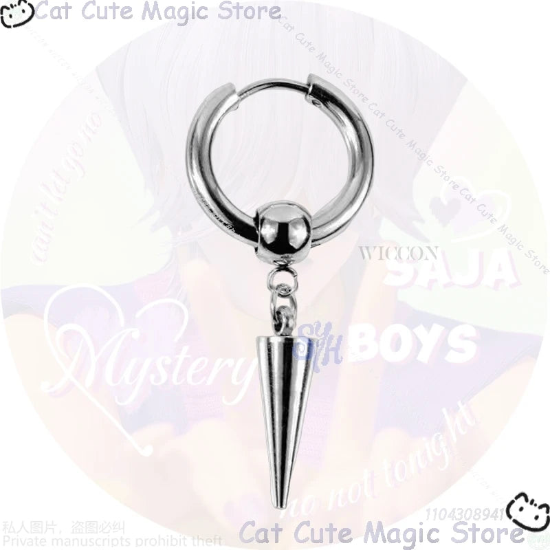 Kpop Demon Cosplay Saja Boys Mystery Hair Purple Gray Wig Heat Resistant Synthetic Hair Wigs + Wig Cap Halloween Carnival Party