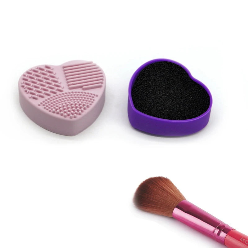 Makeup Brush Cleaner Pad Foundation Eyeshadow Make Up Brushes Cleaning Mat Cosmetic Soft Washing Brush Scrubber Board Hand Tools