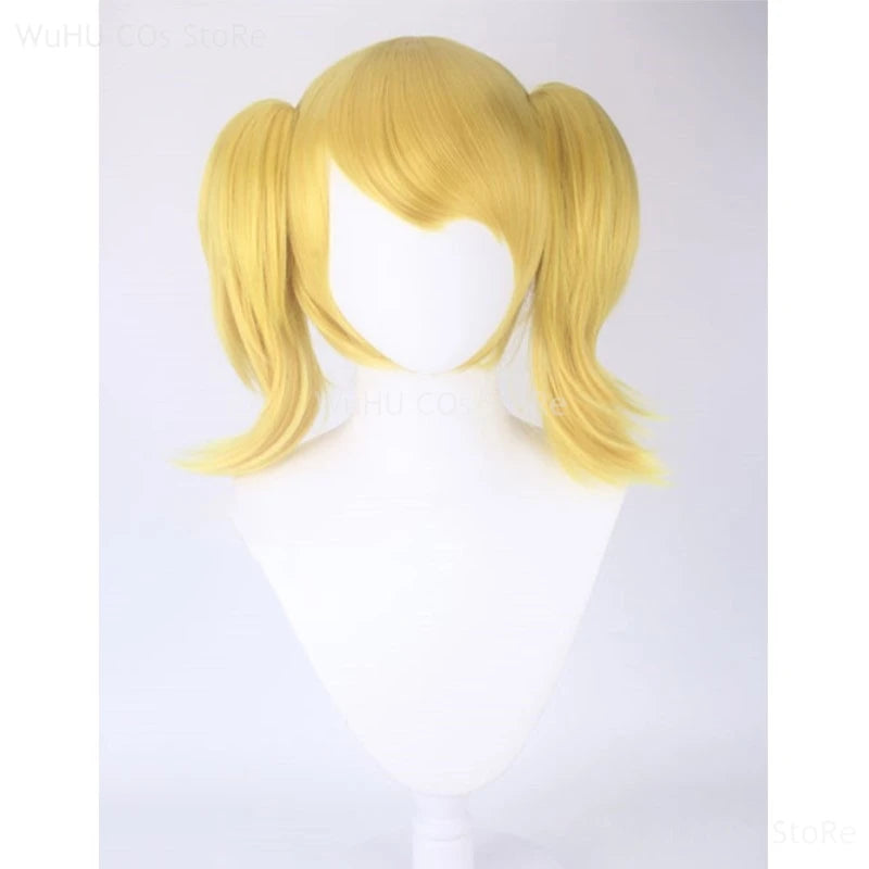 Power Cos Puff Girls Cosplay Costume Hyper Blossom Rolling Bubbles Costume Vest Coat Dress Outfit Hairband Gloves Belt Wig Women