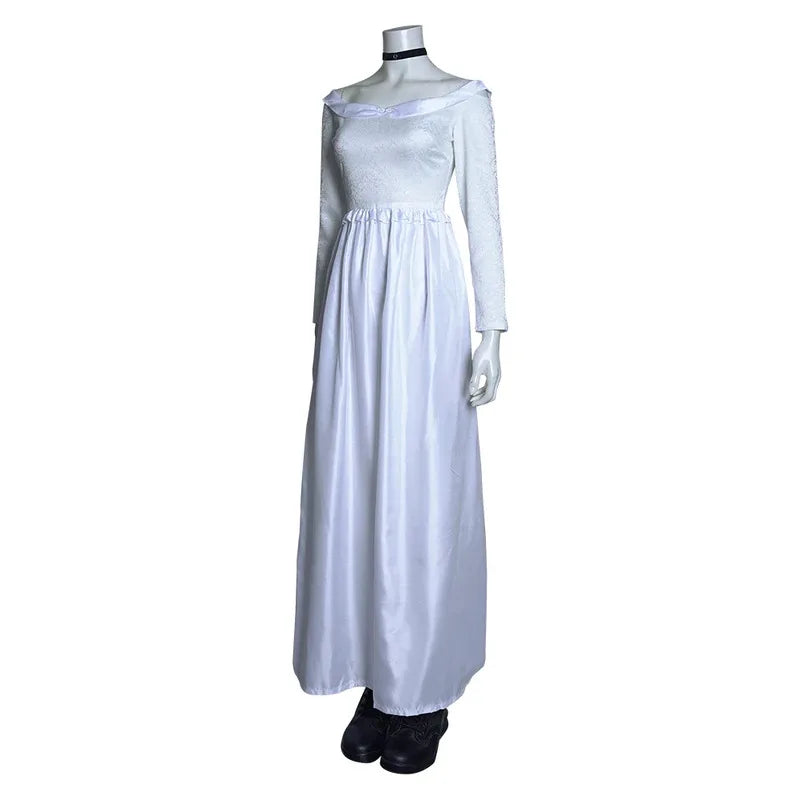 AA wat Adult Fantasy Chucky Bride Cosplay Dress Costumes Women Necklace Outfits Halloween Carnival Party Suit2025 New