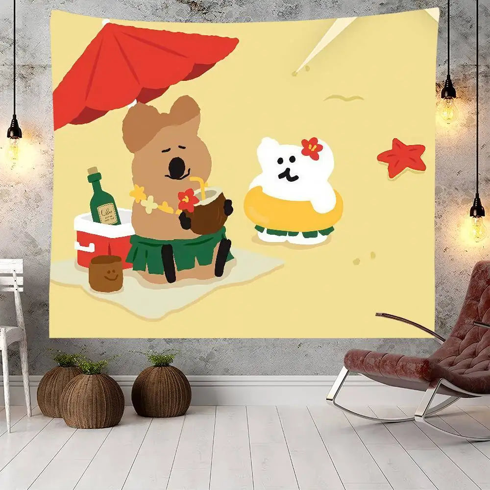 Cute Dinotaeng Bear Photography Backgrounds For Kids Birthday Party Children Portrait Photo Backdrops