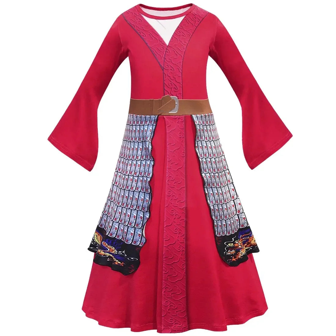 Anime Cosplay New Movies Halloween Child Hua Mulan Costume Christmas Girls Mulan Dress Children Traditional Chinese Clothes 72th