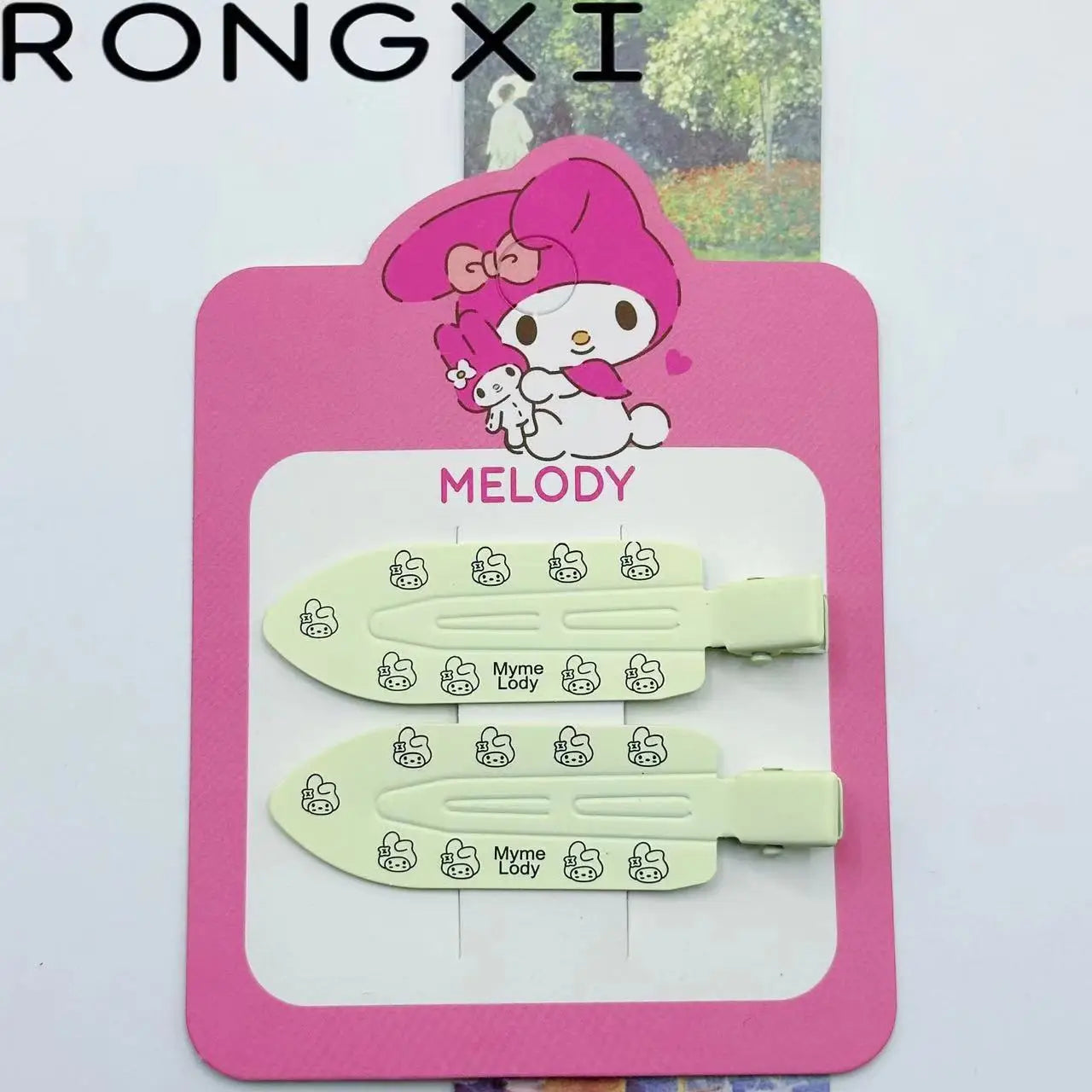 2pcs Hello Kitty Seamless Hairpin Cute Cartoon Sanrio BB Hair Clip Accessories Girl Headwear Bangs Clip Sweet HairClips Gifts