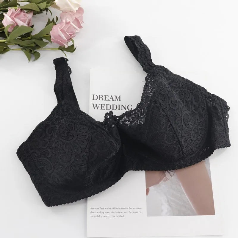 Beauwear Women Plus Size Ultra Thin Bras Embroidery Lingerie Female Unlined Floral Intimates 75F 75E 80E 85E 85DD 90DD 95E 100E