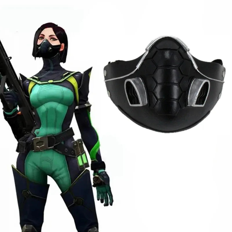 New 2025 Cosplay for Valorants Game Controller Resin Viper Face Mask Halloween Fancy Party Masks Masquerade P ★ ★ ★ ★