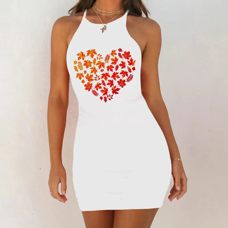 Nightgown Women Kawaii Korean Graphic Nightdress Plus Size Night Dress Sexy Sleepwear Slim Pack Hip Sleeveless Sleepshirts