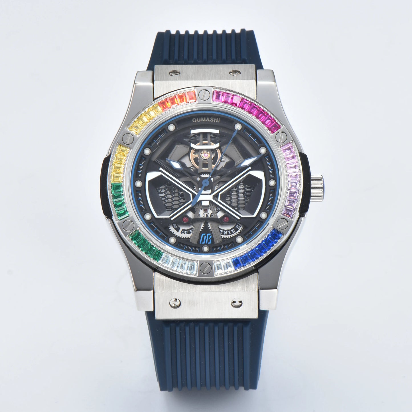 Luxury MITOTA8215 44.5mm customized Mechanical Watch 316L Stainless Steel Luminous Automatic Mechanical Waterproof Watch 10BRA