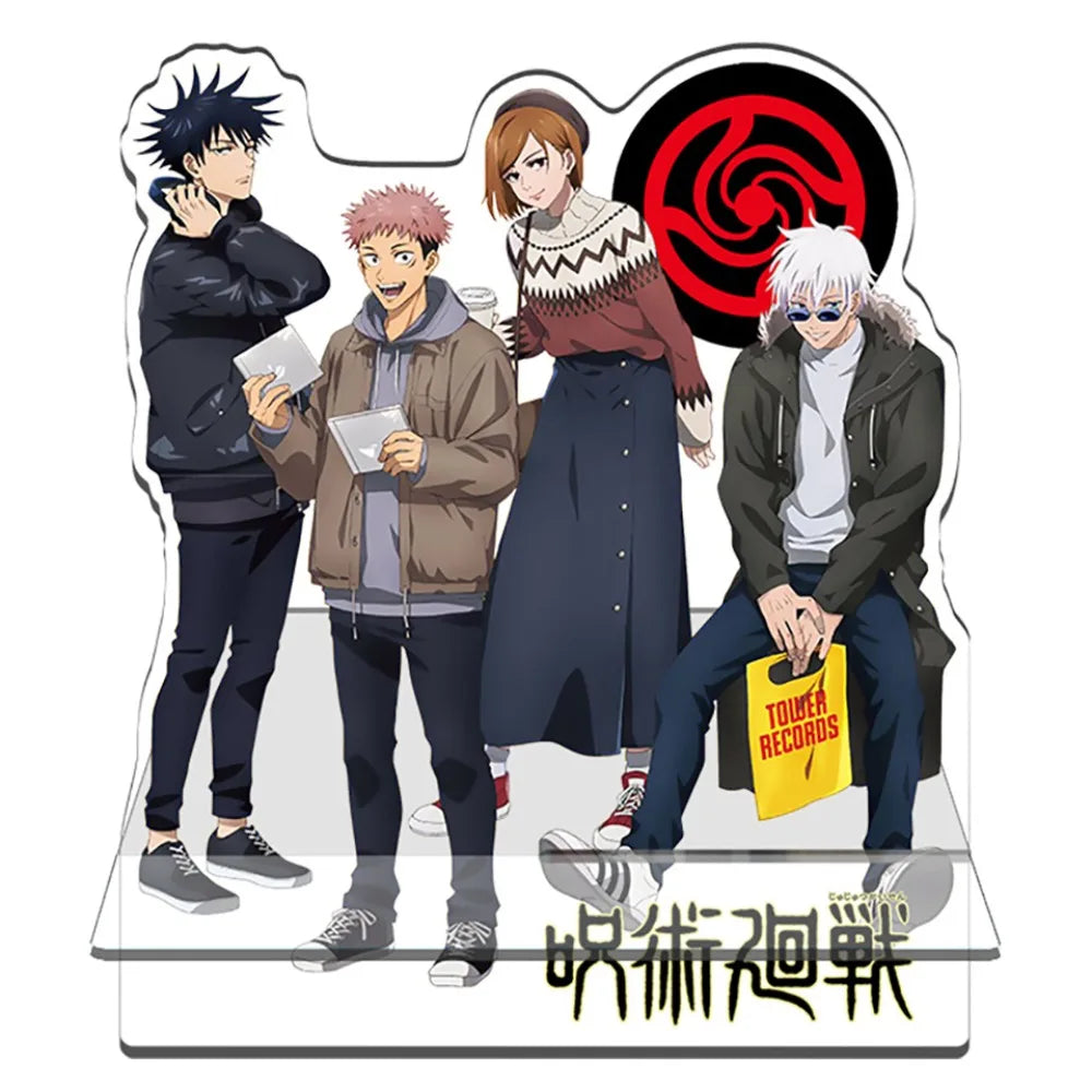 Japanese Anime Creative Ornament Kid's Collection Christmas Desktop Decoration Exquisite Acrylic Stand Model Mobile Phone Holder
