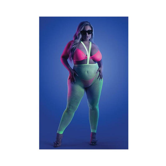 Fantasy Lingerie Glow Come Alive 3-piece Bralette, G-string &