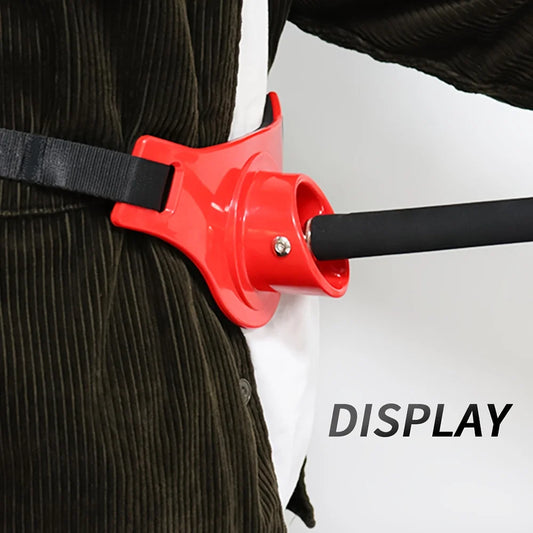 ZYZHE 1pc Fishing Fighting Waist Belt High Strength ABS Material with Anti-collision Sponge Freshwater Saltwater Fishing Belt