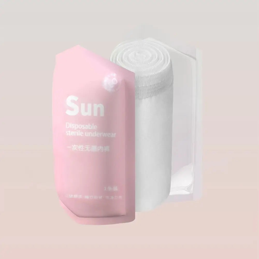 5/7Pcs Traceless Women's Disposable Panties Mid Waist Plus Size Lace Seamless Briefs Underpants Lingerie Underwears for Women