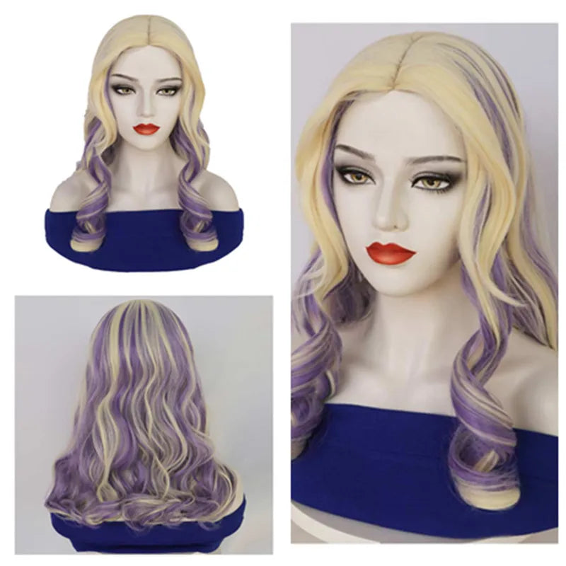Addison Cosplay Wig Zombies 2025 Adult Women Headwear Heat Resistant Synthetic Hair Carnival Halloween Party Costume Accessories