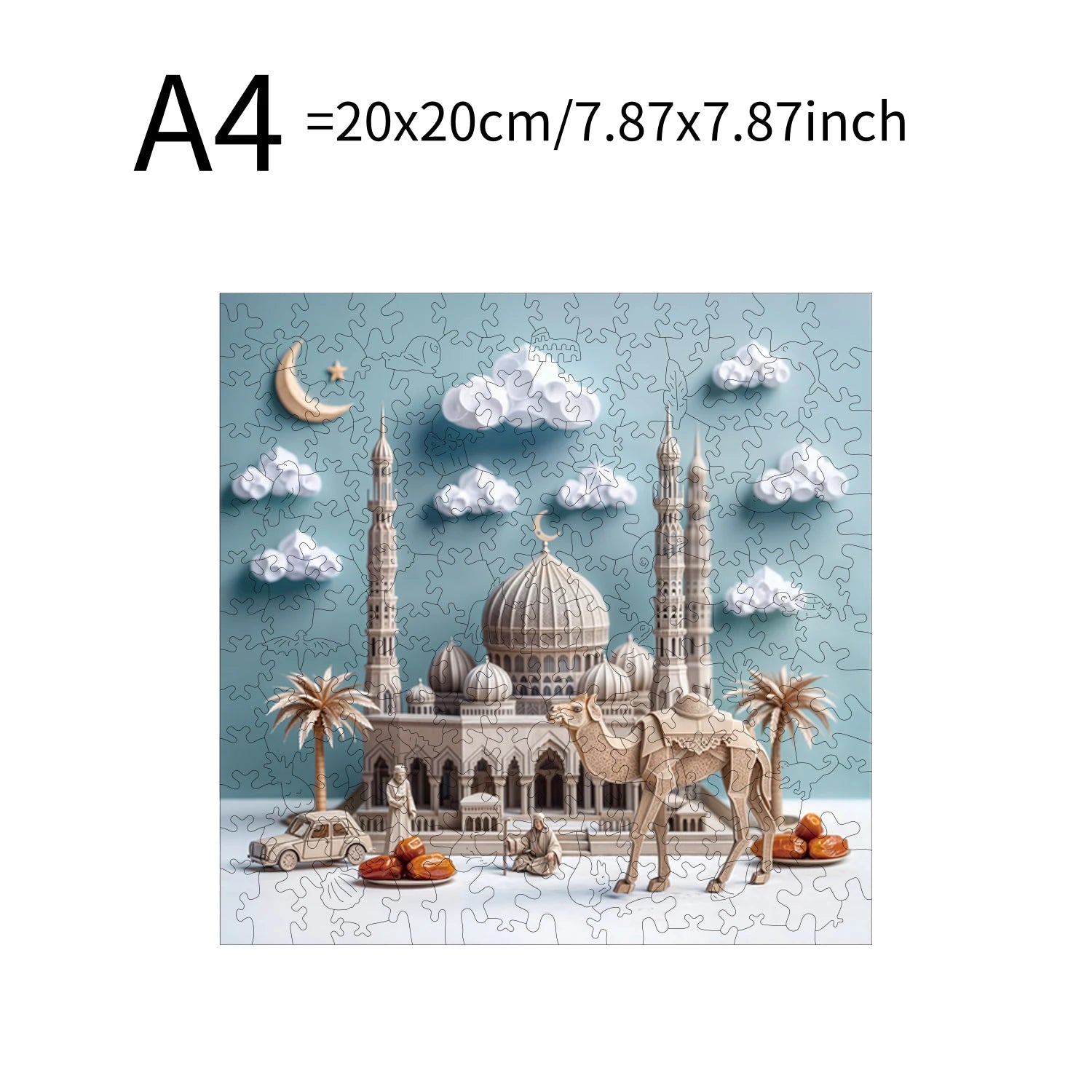 Moon Moonlight Lamp Goddess Puzzles High Quality Jigsaw Puzzle Wooden Puzzle Best Christmas Gift