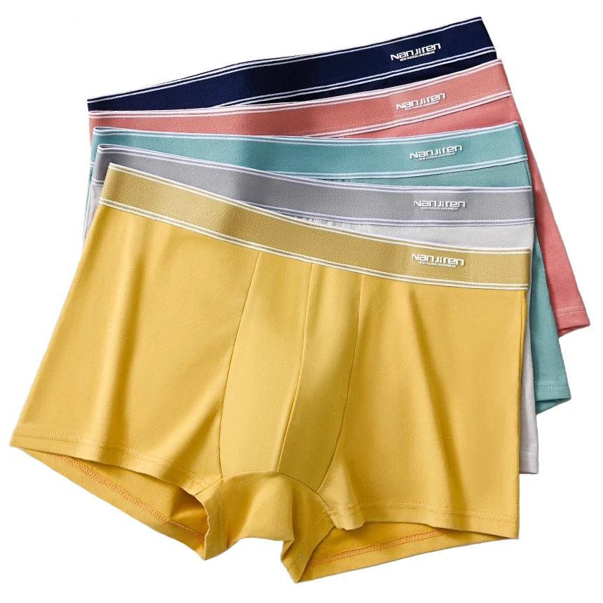 1Pcs Boxer Shorts Men's Underwear Sexy Panties Cotton Boxers Man Underpant Comfortable and Fit U Convex Lingerie Plus Size L-6XL