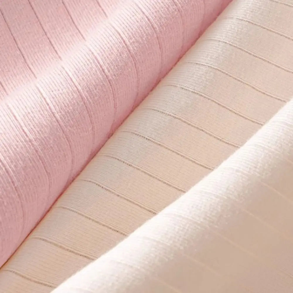 5Pcs Traceless Women's Disposable Panties Mid Waist Plus Size Stripe Seamless Briefs Cotton Crotch Lingerie Underwears for Women