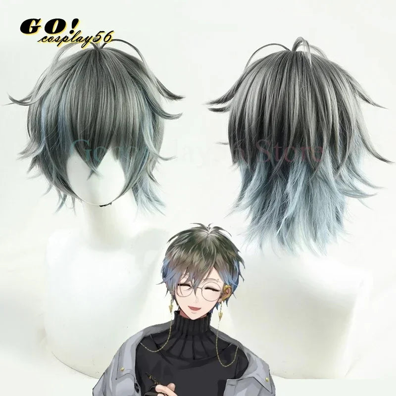 Anime Cosplay Luxiem 2023 New Outfits Cosplay Wig Ike Eveland Luca Kaneshiro Shu Yamino Mysta Rias Vox Akuma Hair Idol Vtub 72th