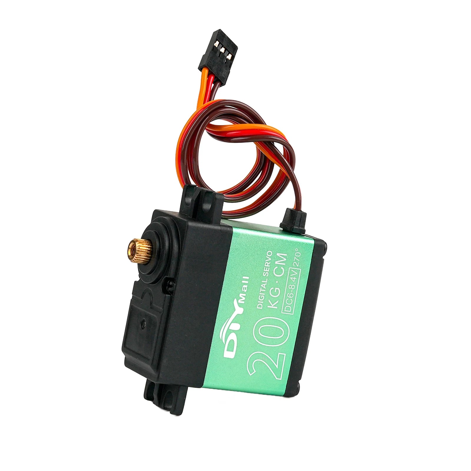 20KG 4.8-8.4V TD8820MG Digital Servo Motor Carbon Brush Half Metal High Torque 180/270/360°for Remote Control Robot Car Aircraft