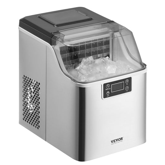 Portable Countertop Ice Maker 45Lbs/24H Self-Cleaning With Scoop