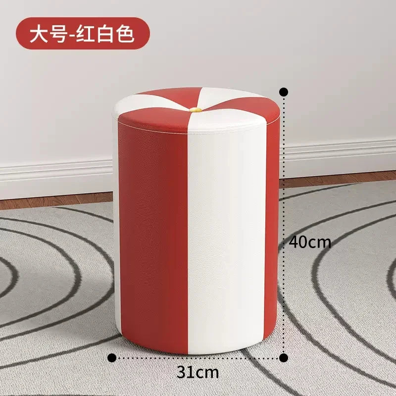 nordic Footrest Stool Hallway kitchen makeup living room vanity chair Wooden luxury home offer Interior items foot furniture