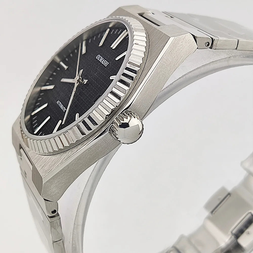 New Luxury Men's watch Stainless steel sapphire glass 10Bar waterproof wrist watch NH35 Movement Automatic mechanical NH35 watch
