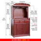 r5.20  all-solid wood shrine offering table, god's household small tribute Buddha platform, Guanyin offering table