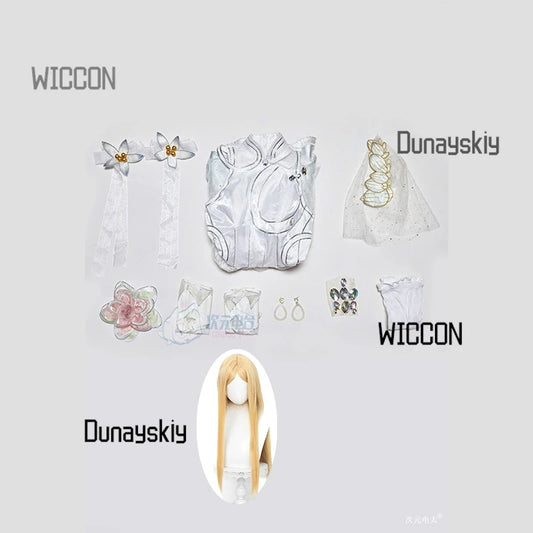 Invisible COS Woman Anime Game Cosplay Costumes Wig Accessions Wedding Lolita Dress Party Stage Kawaii Beauty Halloween Cosplay