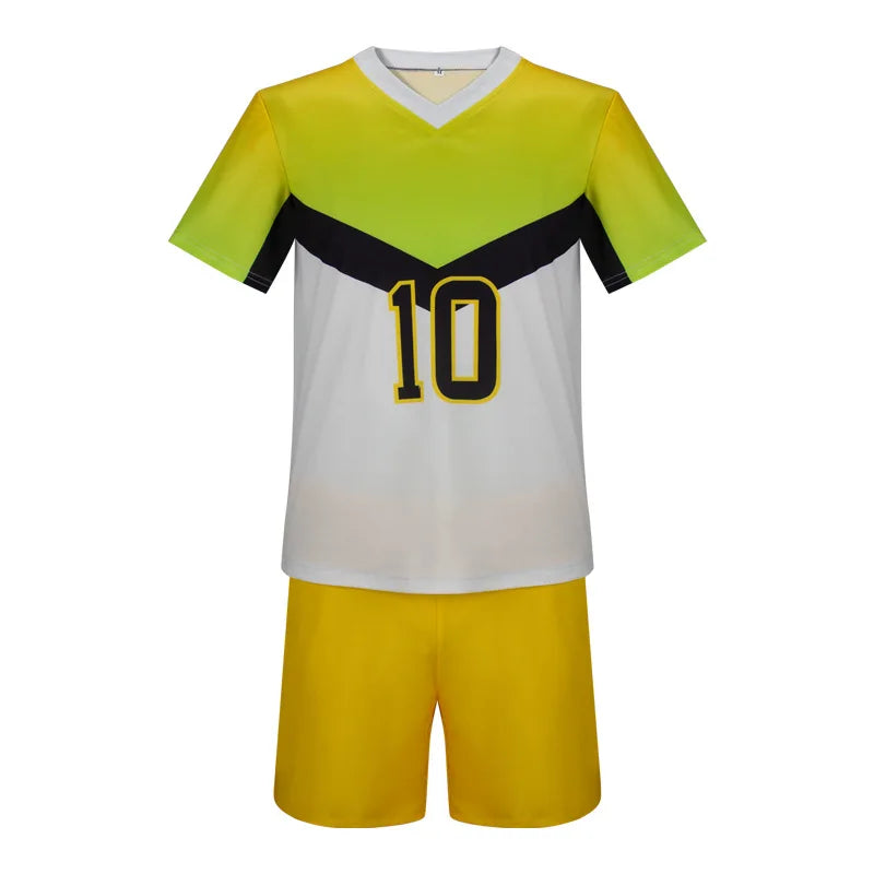 Anime Itachiyama Institute Uniform Sakusa Kiyoomi Cosplay Costume Volleyball Boy NO 10 Uniform Coat T-shirt Halloween Costumes