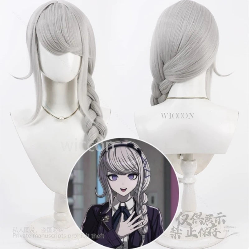 HUNDRED Cos LINE -Last Defense Cosplay Costume Academy- Kirifuji Nozomi JK Uniform Coat Skirt Shirt Tie Suit Wig Halloween Party