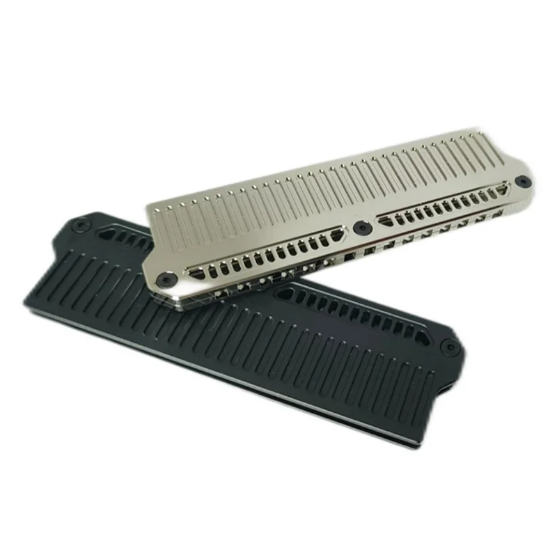 DDR4 DDR5 RAM Memory Heatsink Cooler Memory Cooling Vest Aluminum Radiator with 9W Silicone Grease Heat Conductor,Black A002