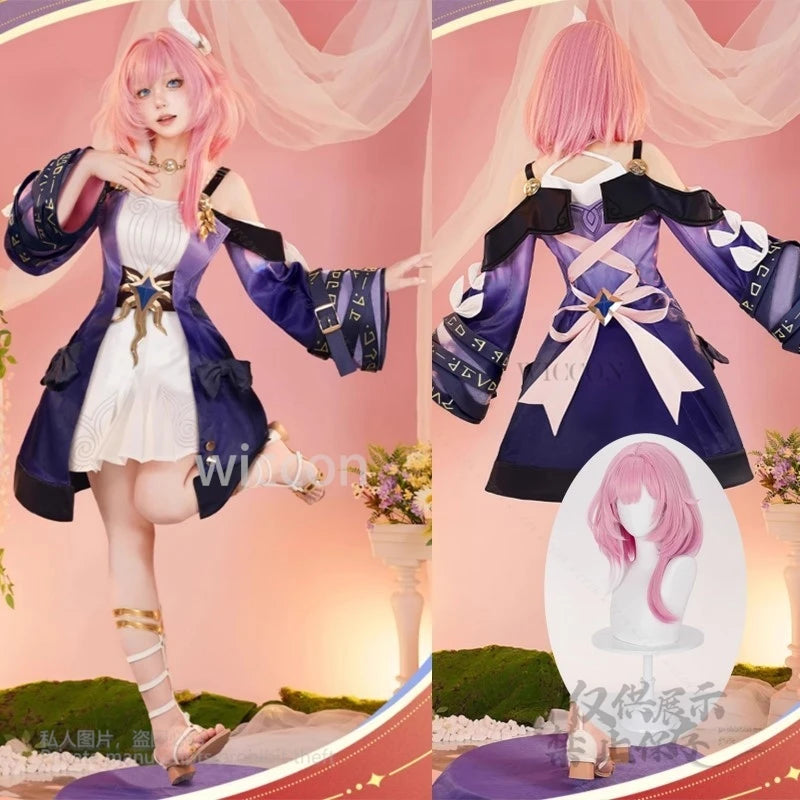Anime Honkai: Star Rail Cyrene Cosplay Costume Wigs Play Role Clothes Outfits High Quality XL Women Halloween Christmas Party