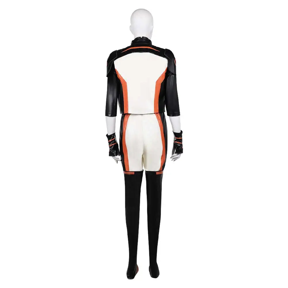 Women Hawkgirl Costume 2025 Jumpsuit Fantasia TV Shiera Cosplay Sanders Coat Gloves Belt Outfits Halloween Carnival Party Suit