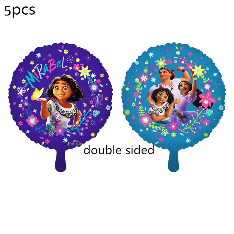 Disney Encanto Mirabel Isabella Party Balloons Set 32inch Purple Number Foil Balloons For Kids 1 2 3th Birthday Decor Air Globos