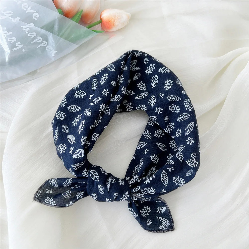55*55cm Cotton Bandana Hairscarf Scarf Turban Shawl Headscarf Handkerchief Hair Accessories Wrap