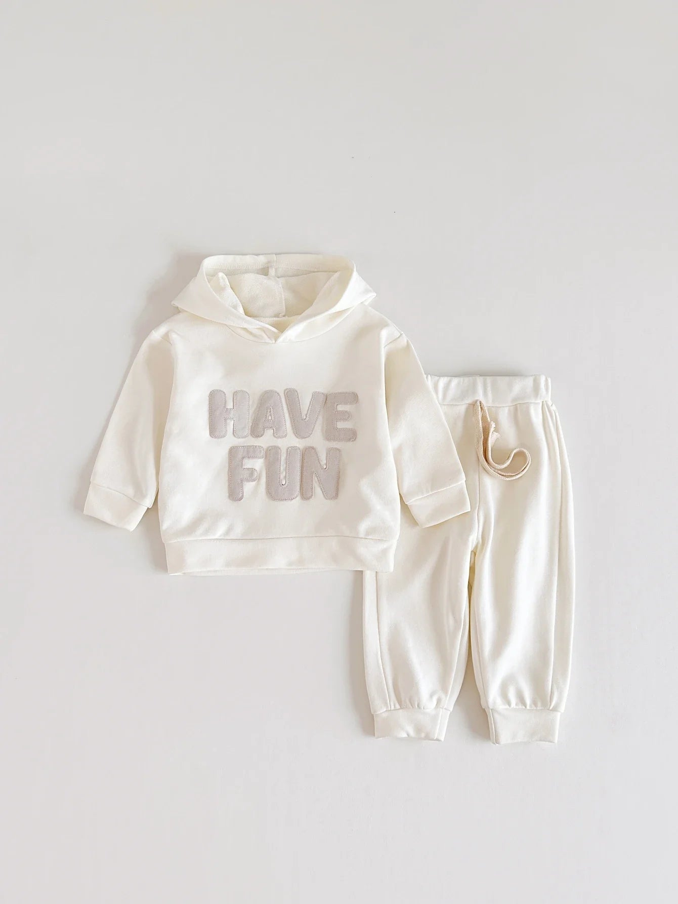 Newborn Baby Clothes Set Boys Girls Hoodies Suit Casual Style Letter Print 2PCS Sets Children Baby Sweatshirt Spring Autumn