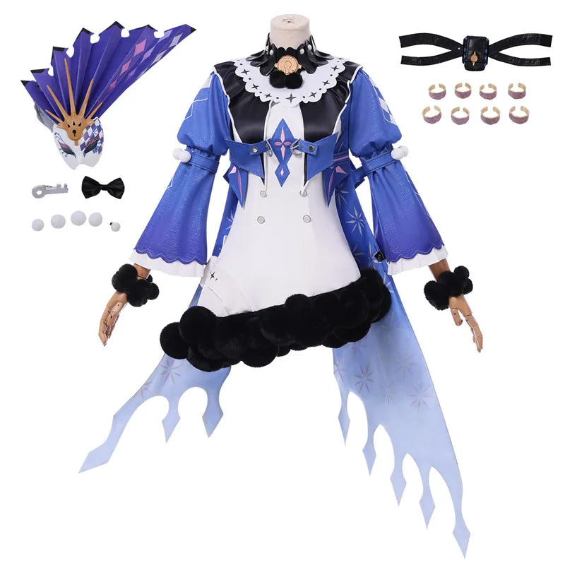 Wuthering Waves ROCCIA Cosplay Costume Carnival Uniform Anime Halloween Costumes Women Game