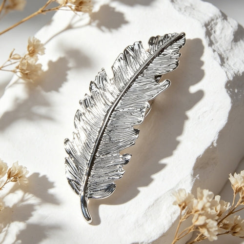 Hair Accessories Gold Silver Feather Metal Hairgrips Hair Clips Hair