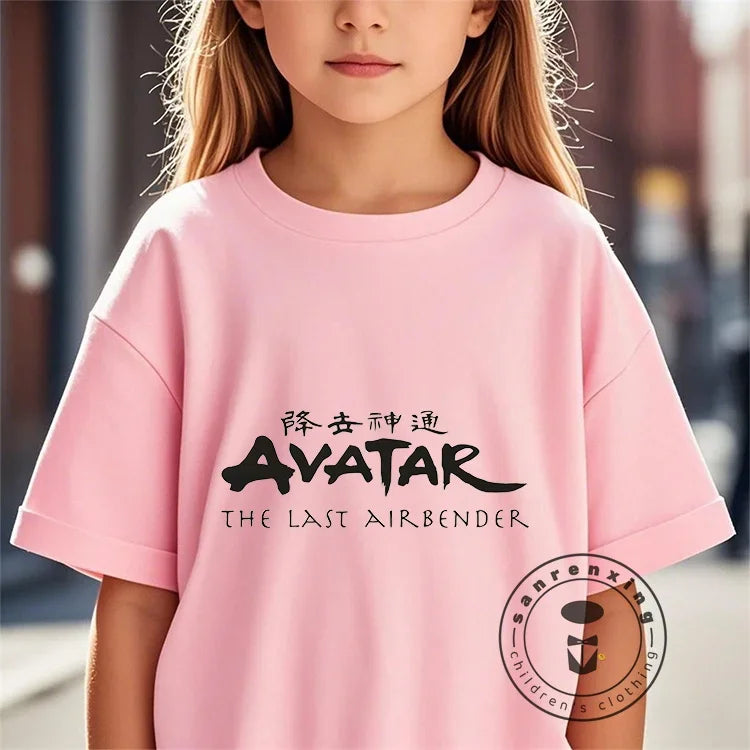 The Avatar 100% Cotton Children's -Shir T Shirt Brands 2025 Kids Spring Clothes Baby Summer Clothes Tops Girls