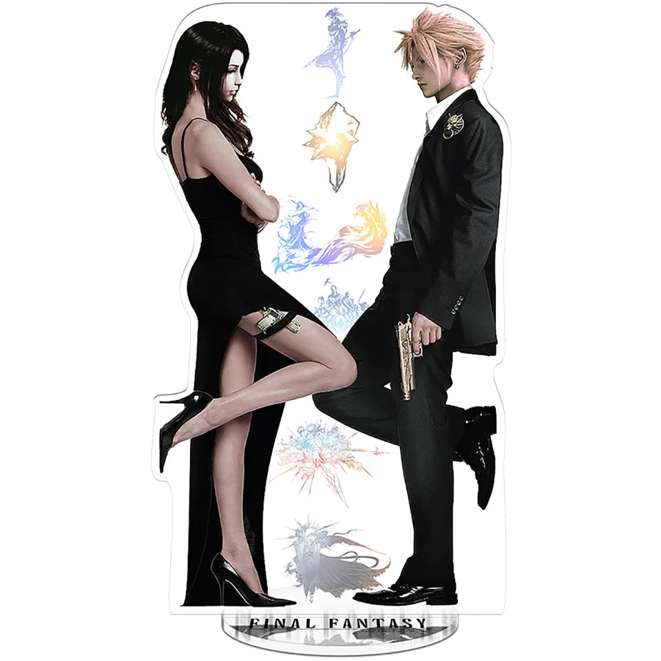 Classic Japanese Role Playing Game Creative Desktop Ornament Acrylic Stand Figure Children's Christmas Collection Gift Fun Toy