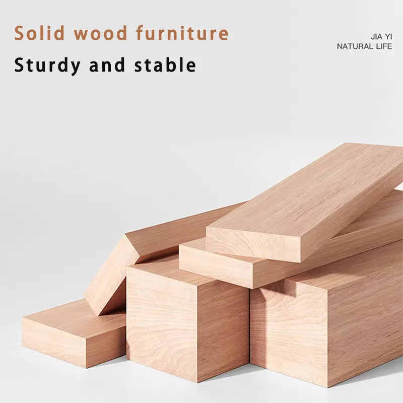 Nordic Solid Wood Frame Shoe Stool Bedroom Ottoman Comfortable Multifunctional Small Stool  High Weight Capacity Low Stool