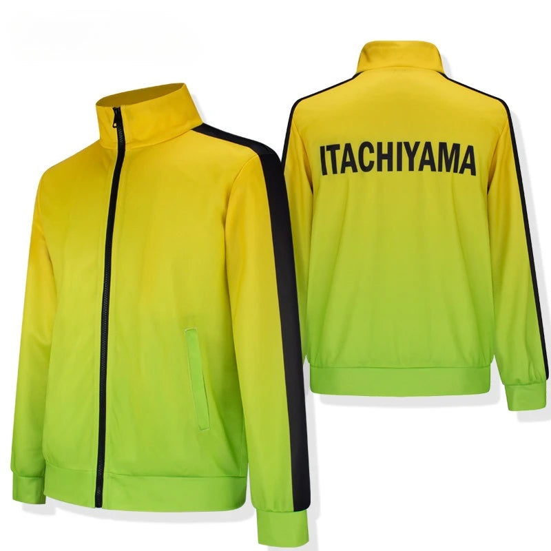 Anime Itachiyama Institute Uniform Sakusa Kiyoomi Cosplay Costume Volleyball Boy NO 10 Uniform Coat T-shirt Halloween Costumes