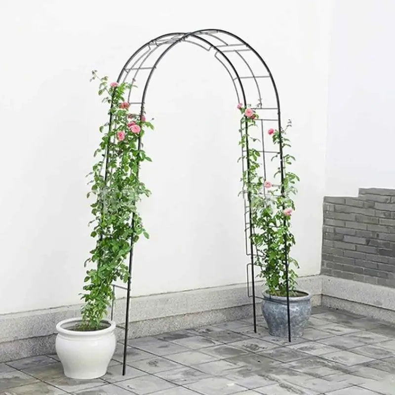 Wedding Arch Balloon Stand Garden Gazebo Shaped Vine Rack Metal Flower Rack Arch Plant Climbing Rack Birthday Party Decorations