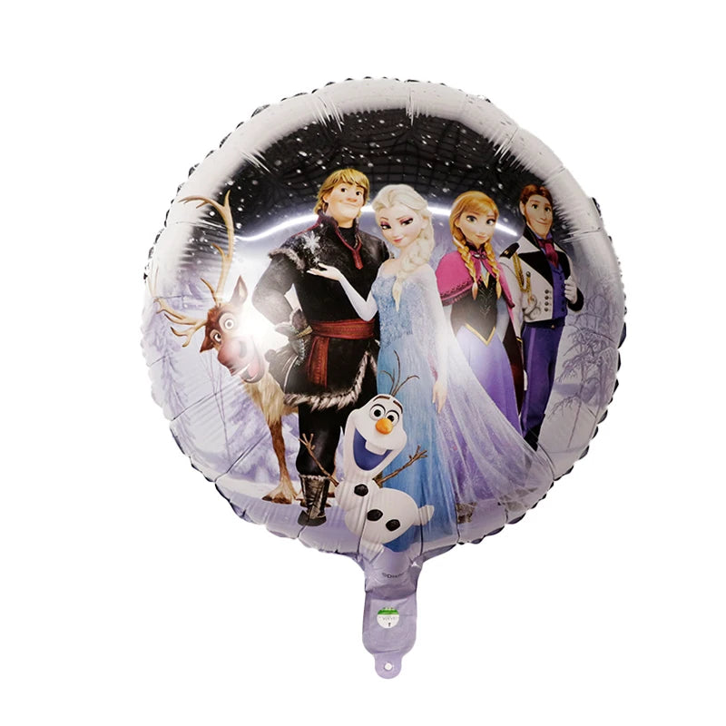 10Pcs 18Inch Frozen ElsaBalloons Anna Olaf Princess Air Globo Girl's Birthday Party Wedding Baby Shower Decorations Kid Toy Gift