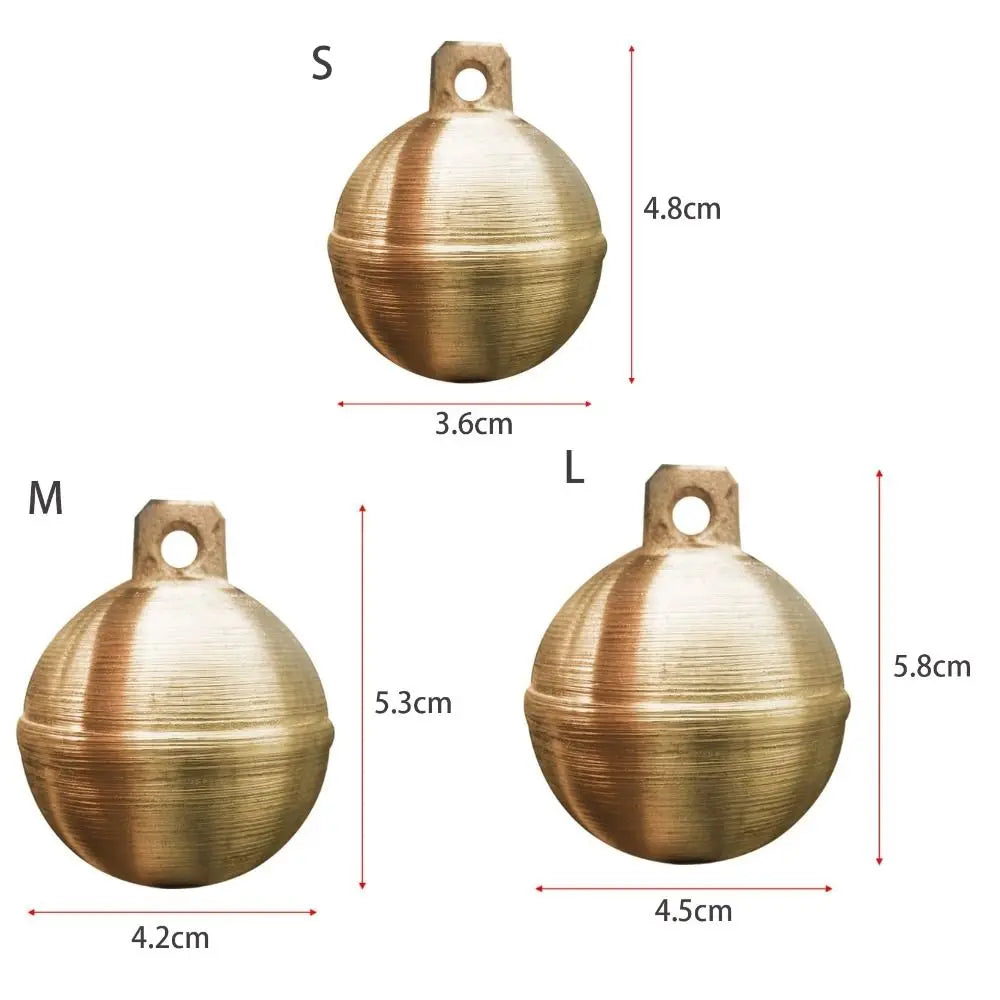 Antirust For Pet Animal Pendant Pet Pendants Pure Copper DIY Christmas Decorations Copper Bell Dog Bell Bronze Bell Round Bell