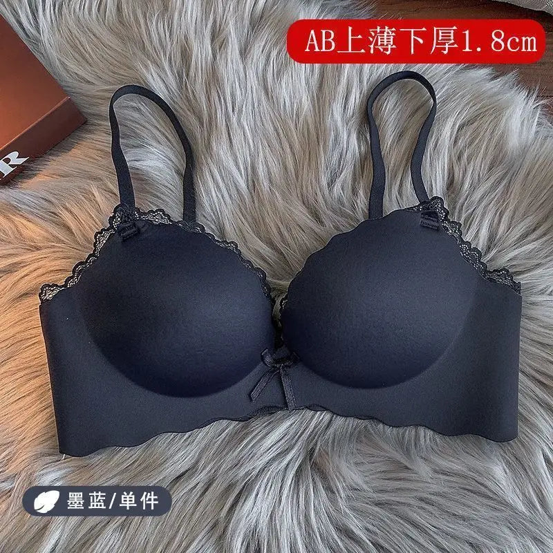 Women Small Bra Push Up Brasieres Thick Adjustable Wireless Underwear Woman Sexy Intimates Lingerie Brasiere