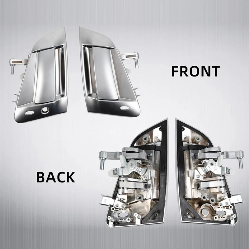 X-T 1 Pair Exterior Front Left & Right Side Door Handle Assembly For Nissan 370Z 2009-2018 80607-1EA0B 80606-1EA0B