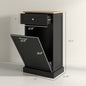 Kitchen Tilt Out Trash Bin Cabinet Free Standing Recycling Cabinet