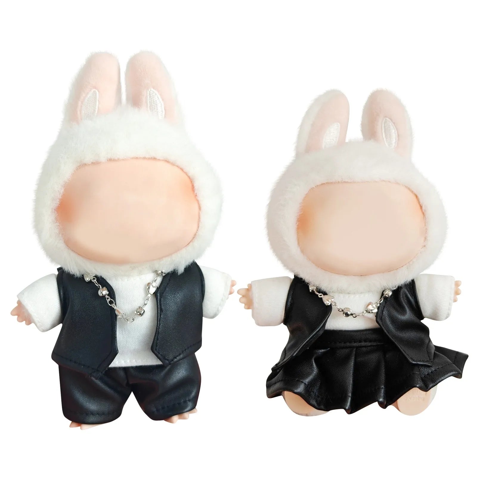 For 17cm Labubu baby clothes series doll clothes Macaron for Modern style of labubu outfit