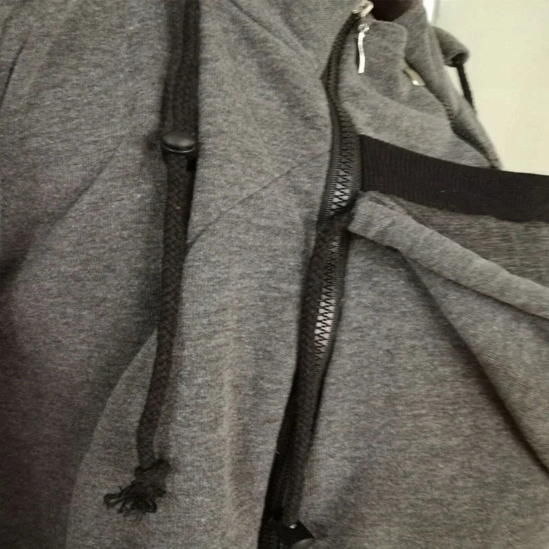 Autumn Winter Kangaroo Baby Carrier Hooded Hoodies Sweatshirt For Father Babywearing Jacket Multifunctional Kangaroo Clothes