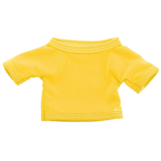 1PC Pure White Short Sleeve Bear Clothes Versatile Children Toy Collection Meticulous Craftsmanship Stuffed Animal Shirts Baby